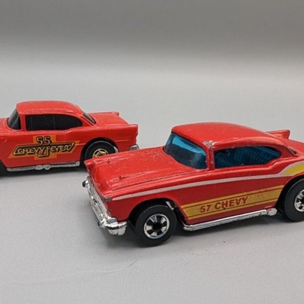 Hot Wheels Lot of 2 Vintage Chevys